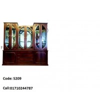 Wooden Modern Showcase S209 (6 Doors)