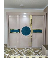 Wooden Almirah Sliding 3 Door SA508