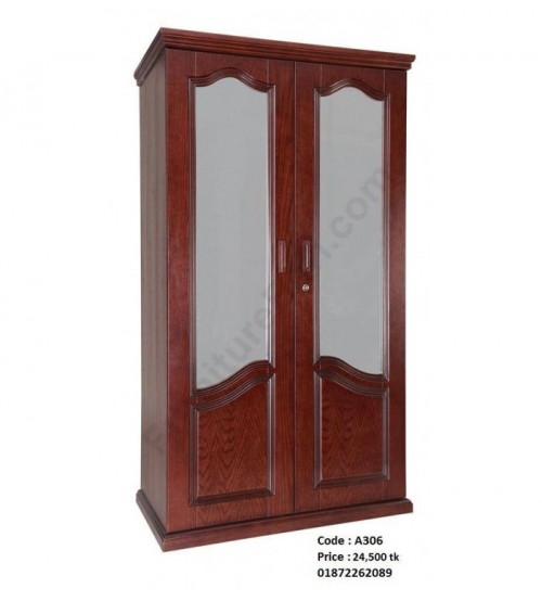 Wooden Mirror Almirah 2 Door A306 Wooden Mirror Almirah 2 Door A306