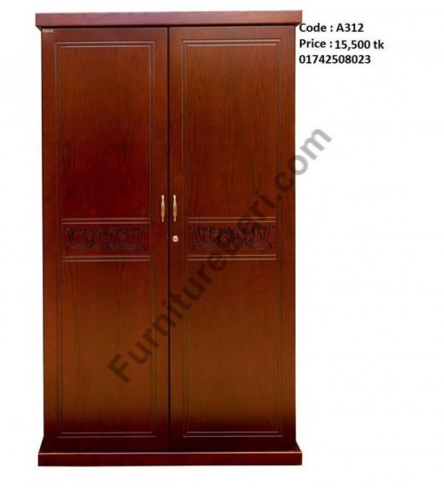Wooden almirah 2 door deals