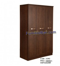 Wooden Almirah 3 Door A302