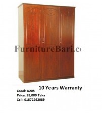 Wooden Almirah 3 Door A205