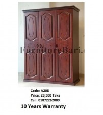 Wooden Almirah 3 Door A208