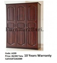 Wooden Almirah 3 Door A209
