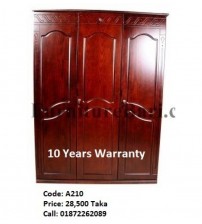 Wooden Almirah 3 Door A210