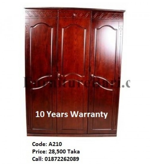 Wooden Almirah 3 Door A210 Wooden Almirah 3 Door A210