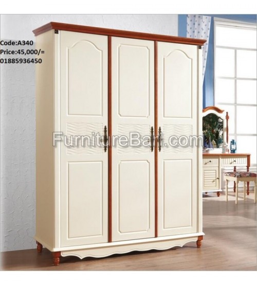 Wooden Almirah 3 Door A340 Wooden Almirah 3 Door A340
