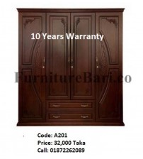 Wooden Almirah 4 Door A201