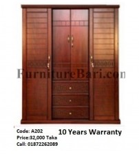 Wooden Almirah 4 Door A202
