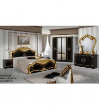 Wooden Bedroom set P313 (Bed, Side Table, Dressing Table, Almira)