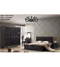 Wooden Bedroom set P323 (Bed, Side Table, Dressing Table, Almira)