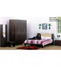 Wooden Bedroom set  P339 (Bed, Side Table, Dressing Table, Almira)