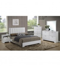 Wooden Bedroom set P322 (Bed, Side Table, Waredrobe, Dressing Table)