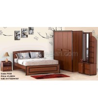 Wooden Bedroom set P330 (Bed, Side Table, Dressing Table, Almira)