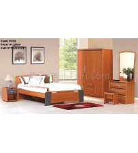 Wooden Bedroom Set P332 (Bed, Side Table, Dressing Table, Almira)