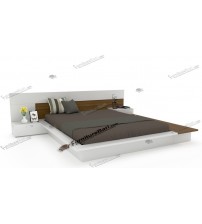 Wooden Bedroom set PS592 (Bed, Dressing Table, Almirah)