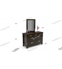 Wooden Bedroom Set PS601 (Bed, Side Table, Chest Of Drawer, Dressing Table)