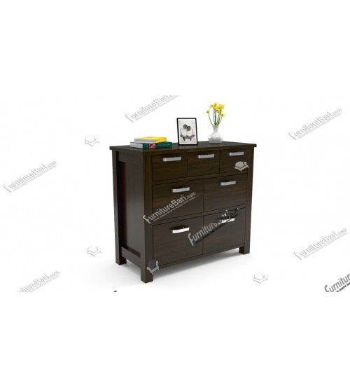 Wooden Bedroom Set PS601 (Bed, Side Table, Chest Of Drawer, Dressing Table)
