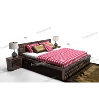 Wooden Bedroom set  PS574 (Bed, Side Table, Chest Of Drawer, Dressing Table)