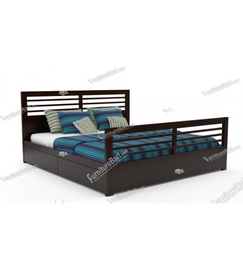 Wooden Bedroom set PS580 (Bed, Side Table, Chest Of Drawer, Dressing Table)