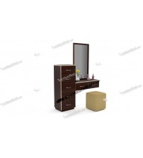 Wooden Bedroom set PS590 (Bed, Side Table, Chest Of Drawer, Dressing Table)