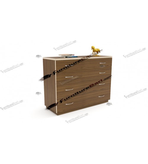 Wooden Bedroom set PS591 (Bed, Side Table, Chest Of Drawer, Dressing Table)