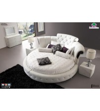 Round Bed Two Side Table B543 without Mattress 