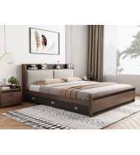 Storage Adjustable Lift Wooden Bed B945