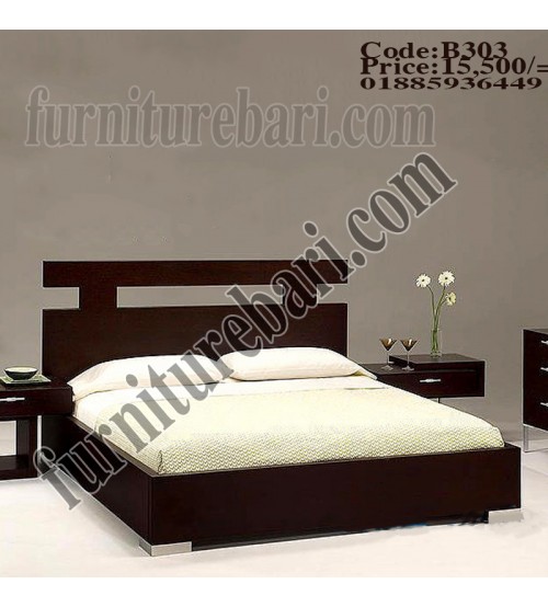 Wooden Bed B303 Single Size 4x7