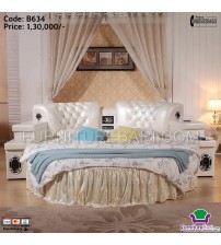 Smart Round Bed with Mattress B634