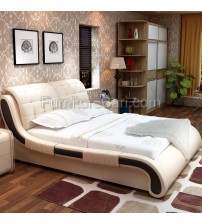Leather Queen Sized Bed B531 (Without Mattress)