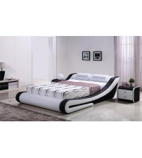 Leather Queen Sized Bed B677 (Without Mattress)
