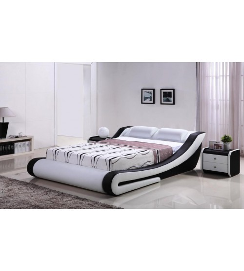 SoftTouch Leather Foam Bed B677 (Without Mattress)