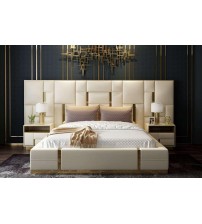 Leather Queen Sized Bed B740 (Only Bed Without Mattress)