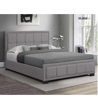 Fabric Queen Sized Bed B744 (Without Mattress)