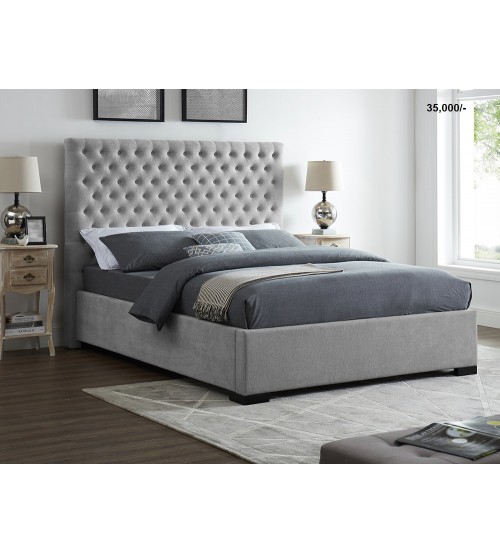 FlexiCloud Fabric  Bed B748 (Without Mattress)