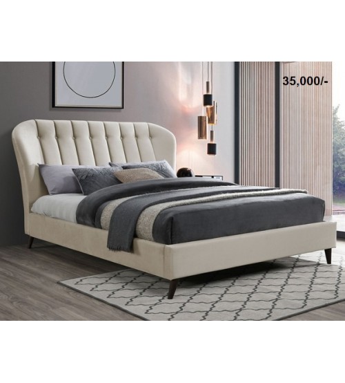 Restline Fabric  Bed B749 (Without Mattress)
