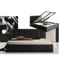 Leather Storage Lift Bed B630 (Without Mattress)