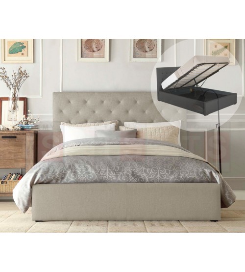 Fabric Storage Lift Bed STB12 (Without Mattress)