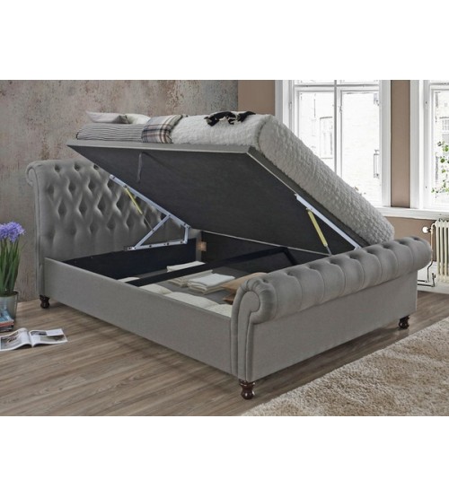 Fabric Storage Lift Bed STB06 (Without Mattress)
