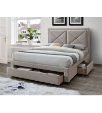 Fabric Storage Drawer Bed B632 (Without Mattress)