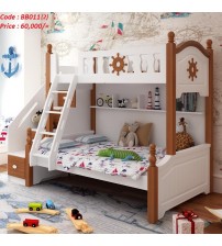Captain Wooden Bunk 2 Bed, Stair Only BB011