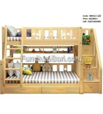 Tortilla Wooden Bunk Bed Without Mattress BB0110