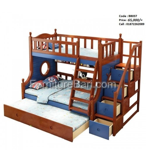 Rugrats Wooden Bunk Bed Without Mattress BB037 Rugrats Wooden Bunk Bed Without Mattress BB037