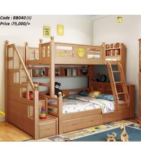 DuckTales Wooden Bunk Bed Without Mattress - Cabinet BB040