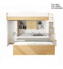 Multi Functional Wooden Bunk Bed Without Mattress BB019