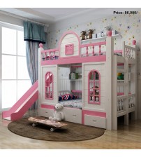 House Bunk Bed Without Cabinet - Slipper - Mattress BB078