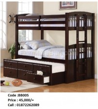 Wooden Bunk Bed Without Mattress BB005