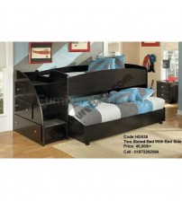 Pull Out Wooden Bunk Bed Without Mattress HD038