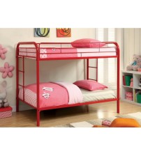 MS Red Bunk Bed Without Mattress BBS0047